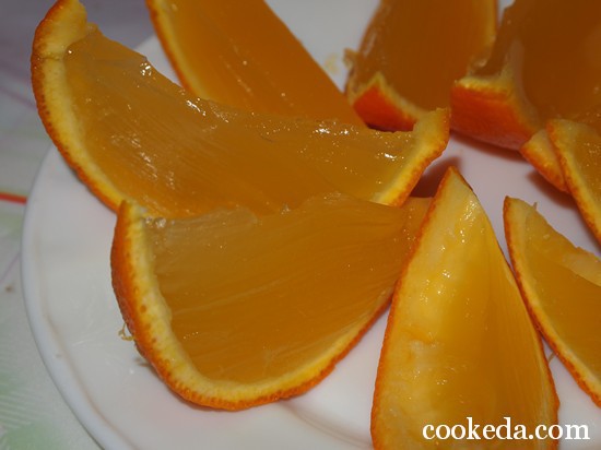 Апельсиновое желе фото-11