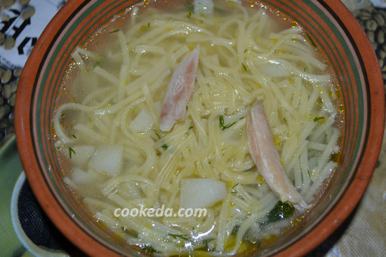 Куриный суп с лапшой-06