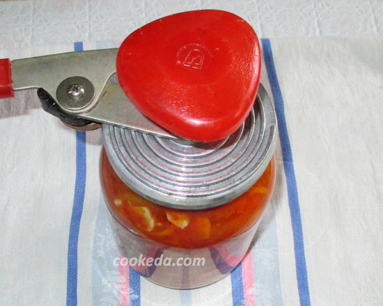 лечо из болгарского перца с помидорами на зиму-23