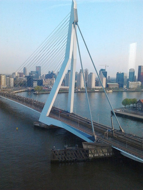Что посмотреть в Роттердаме. Символ Роттердама — мост Эразма