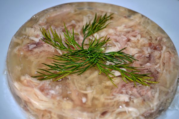 холодец из курицы без желатина - пошаговый рецепт