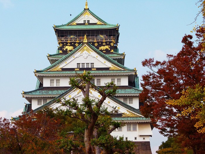 Достопримечательности - Замок Осаки