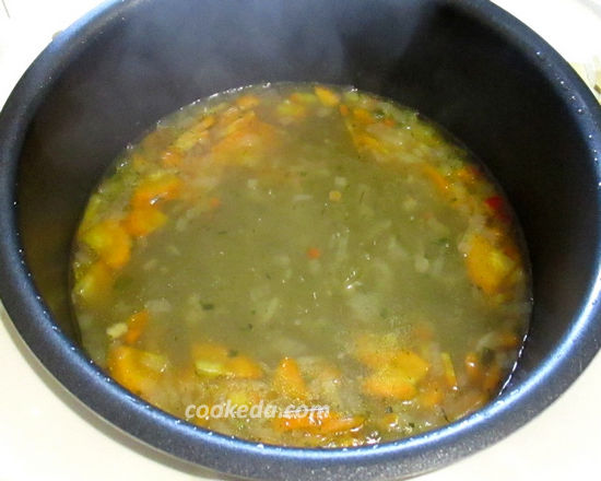 Куриный суп с картофельными клецками