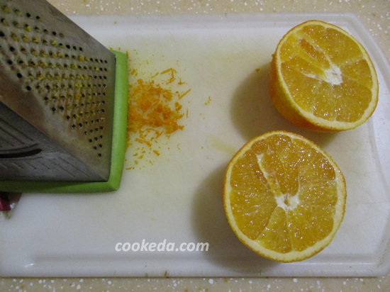Апельсиновый кекс на йогурте с клюквой-03