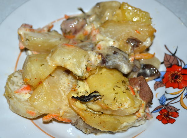 Картофельная запеканка с мясом - рецепт