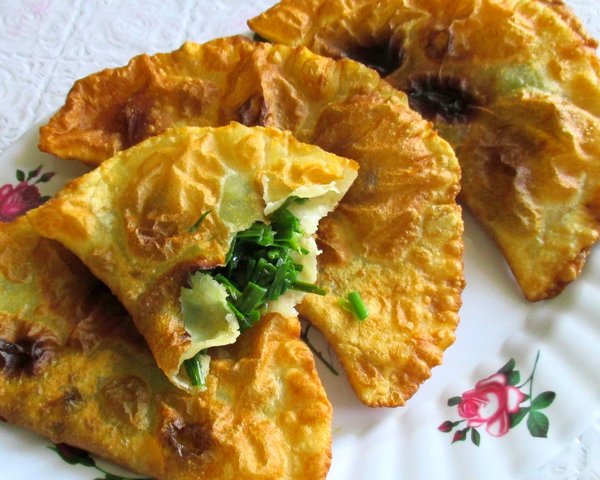 чебуреки с джусаем - пошаговый рецепт