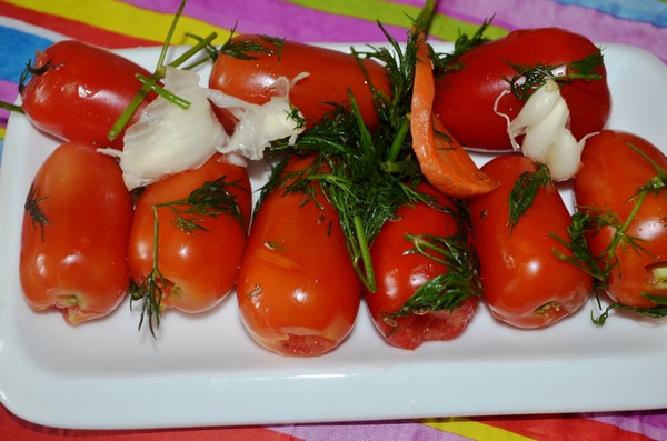 Малосольные помидоры - пошаговый рецепт