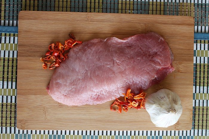 мясо для свиного стейка