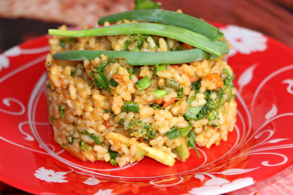рис с овощами на гарнир - рецепт