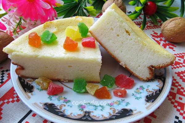 Рецепт творожного суфле в духовке